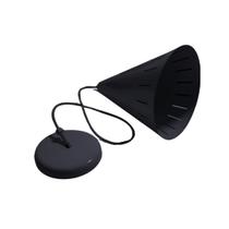 Pendente Alumínio Preto Com Detalhe - Click Injet Pendente Alumínio Preto Com Detalhe - Click Injet