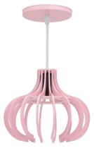 Pendente ana maria na cor rosa 20cm