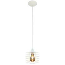 Pendente Aramado Boxy Branco Sala Quarto cozinha banheiro