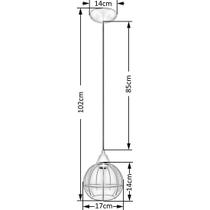 Pendente Aramado Spider Cobre Pequeno Sala Quarto cozinha Pendente Aramado Spider Cobre Pequeno Sala Quarto cozinha