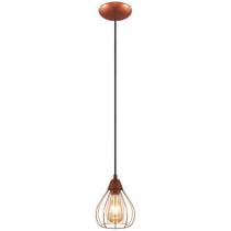 Pendente Aramado Teardrop Cobre Sala Quarto cozinha