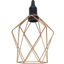 Pendente Aramado Teto Cálice P Luminária Lustre Retrô Balcão + Lâmpada Led ST64 Vintage