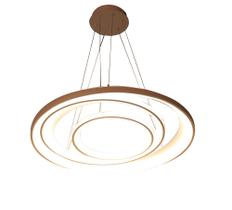 Pendente Arco Espiral Branco 60cm Led 86W 3200K Bivolt Pendente Arco Espiral Branco 60cm Led 86W 3200K Bivolt