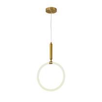 Pendente Aro Dourado 30cm Led 15W 3000K Bivolt Pendente Aro Dourado 30cm Led 15W 3000K Bivolt