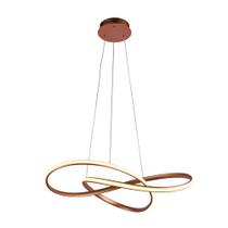Pendente Atom Cobre Rose 63cm Led 36W 3000K Bivolt HM019E Bella