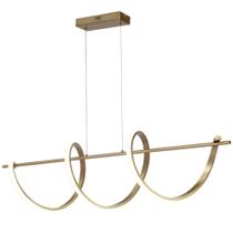 Pendente Aurora LED 30W 3 em 1 Dourado Bivolt - LUMIER