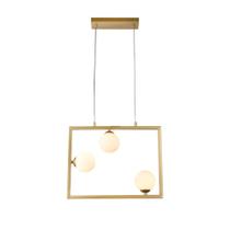 Pendente Balanço Dourado 45cm 3xg9 75w - Tr005 - Bella