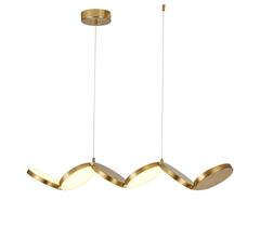 Pendente Bandô Dourado 100cm Led 30w - Ban1pd01dr100 - Bella