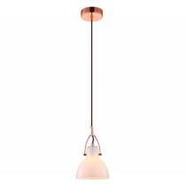 Pendente Bar Branco e Cobre 14cm 1XG9 - Bella Iluminação - OP057A
