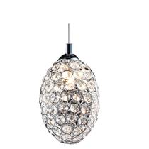 Pendente Bella Iluminação De Cristal - Cromado Ref: Ref:GA014 Pendente Bella Iluminação De Cristal - Cromado Ref: Ref:GA014