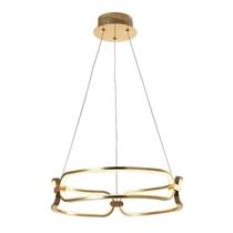 Pendente Bella Lumina French Gold 37w Ø45cm X 9 ,5cm - BELLA - BB006G - Bella Iluminação