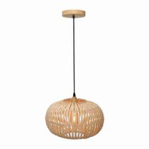 Pendente Bio 350 Fibra De Bambu 1xe27