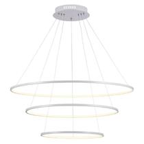 Pendente Birdie Branco (D)80 + 60 + 40CM (A)42CM 17W + 13W + 9W 3200K 3120LM - Incasa