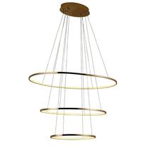 Pendente Birdie Oval Dourado (C)80CM (L)50CM (A)42CM 1X39W 3000K