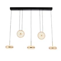 Pendente Bivolt Dendê 95x15x15 5X13W 2400K 5200lm Bella Iluminação