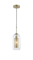 Pendente Blumenau Bronx Vidro Cil 1lamp E27 Dourado 89081130 Pendente Blumenau Bronx Vidro Cil 1lamp E27 Dourado 89081130