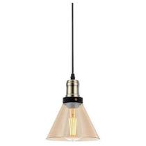 Pendente Blumenau Vintage Ambar Cone 1lamp E27 89011102 Pendente Blumenau Vintage Ambar Cone 1lamp E27 89011102