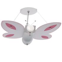 Pendente Borboleta KIN-LIGHT 107 Rosa 477184 - Luminária Infantil Pendente Borboleta KIN-LIGHT 107 Rosa 477184 - Luminária Infantil
