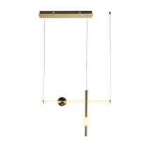 Pendente Bossa Nova de Metal e Vidro Bella Iluminação Pendente Bossa Nova de Metal e Vidro Bella Iluminação