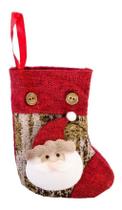 Pendente Bota De Natal Pano Boneco Enfeite Decorativo Pendente Bota De Natal Pano Boneco Enfeite Decorativo