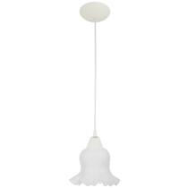 Pendente Branco tulipa Caracol Fosca Art Pop Pendente Branco tulipa Caracol Fosca Art Pop