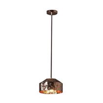 Pendente brass 24cmx16cm 1xe27 cob