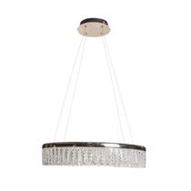 Pendente Bronze Cristal LED 25W D60cm 3000K Pendente Bronze Cristal LED 25W D60cm 3000K