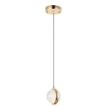 Pendente Bubble Redondo Dourado 3000k 7W Ø11cm Skylight