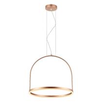 Pendente Cage Cobre Fosco 20W 3000K LED Bivolt Emissão de Luz Amarela Avant Pendente Cage Cobre Fosco 20W 3000K LED Bivolt Emissão de Luz Amarela Avant