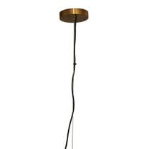 Pendente caju bronze e conhaque (d)30cm (a)40cm 1xe27 40w - rz001s