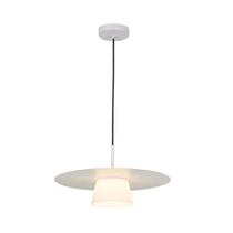 Pendente Capelo Off-White Vidro Leitoso (D)42cm (A)25cm 7W 2700K CAP1PD01OW042 BELLA ILUMINAÇÃO Pendente Capelo Off-White Vidro Leitoso (D)42cm (A)25cm 7W 2700K CAP1PD01OW042 BELLA ILUMINAÇÃO