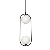 Pendente Casual Light Pd1334Pt-Br Cadre 2L G9 Preto