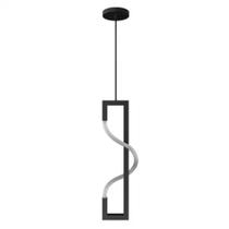 Pendente Cavutti 20W 3000K Metal Preto Fosco Bivolt OR1638 Orluce