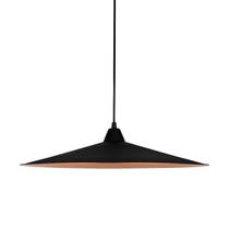 Pendente Chapeu Chines 521 Diametro 50cm E27 - Preto/Cobre