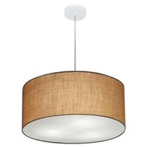 Pendente Cilíndrico Palha MJ-4049 Para Mesa de Jantar e Estar Pendente Cilíndrico Palha MJ-4049 Para Mesa de Jantar e Estar