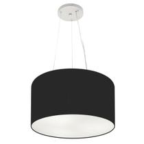 Pendente Cilíndrico Preto MJ-4009 Para Mesa de Jantar e Estar