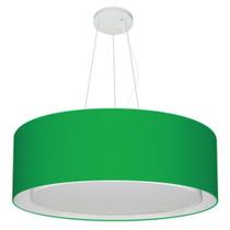 Pendente Cilíndrico Verde Folha MJ-4125 Para Mesa de Jantar e Estar