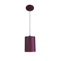 Pendente Cilindro 11cm Violeta/Violeta 1XE27 - Piuluce - 6308 V/V