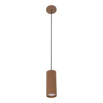 Pendente Cilindro Freijo 9 cm para 1 Lâmpada MR16 Mueller