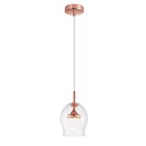 Pendente Clear Ouro Rose 30cm Led 7W 2700K Bivolt PE-052/7.25 Mais Luz