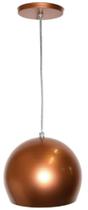 Pendente Cobre Bola Grande Bivolt Pavilonis