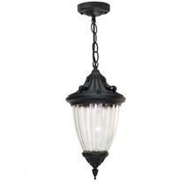 pendente Colonial em alumínio ST803T vintage E27 retro - preto