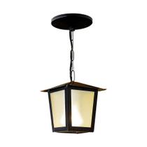 Pendente Colonial Quadrada L2C em Aço