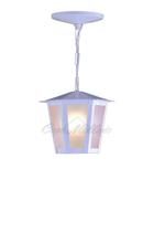 Pendente Colonial Sextavada Ideal Iluminação L-1-C Branco