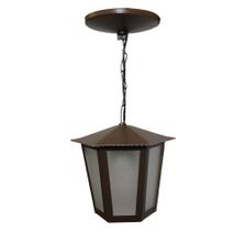 Pendente Colonial Sextavada L1C em Aço