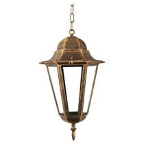 Pendente Colonial Sextavado - Biancoluce Ouro Velho Médio