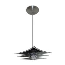 Pendente com 03 Vidros - Para 01 Lâmpada - Vidro Japonês Preto Pendente com 03 Vidros - Para 01 Lâmpada - Vidro Japonês Preto