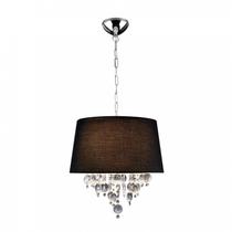 Pendente com Cristais Redondo São Paulo Bronzearte