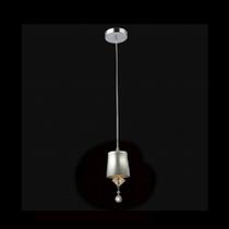 Pendente Com Cúpula De Vidro E Cristal