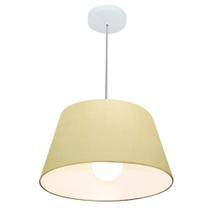 Pendente Cone Bege MJ-4039 Para Mesa de Jantar e Estar